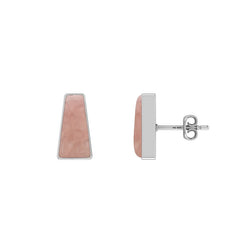 rose quartz earrings