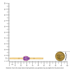 amethyst cut bracelet