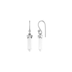 crystal cut earrings