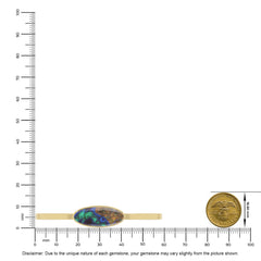 azurite malachite rough bracelet