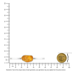 citrine rough bracelet