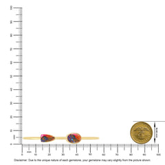 pink spiny oyster cab bracelet