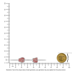 rhodochrosite twister bracelet