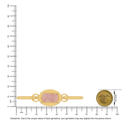 rose quartz rough bracelet