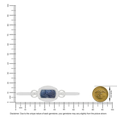 blue sapphire rough bracelet