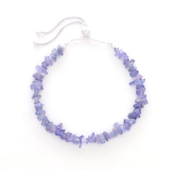 tanzanite rough bracelet