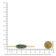 seraphinite rough bracelet