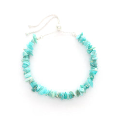 amazonite rough bracelet