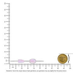 pink moonstone cab bracelet