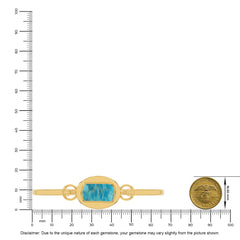 turquoise rough bracelet