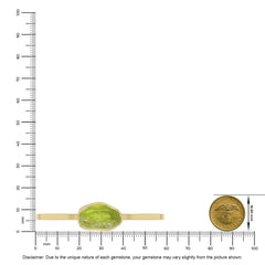 peridot rough bracelet