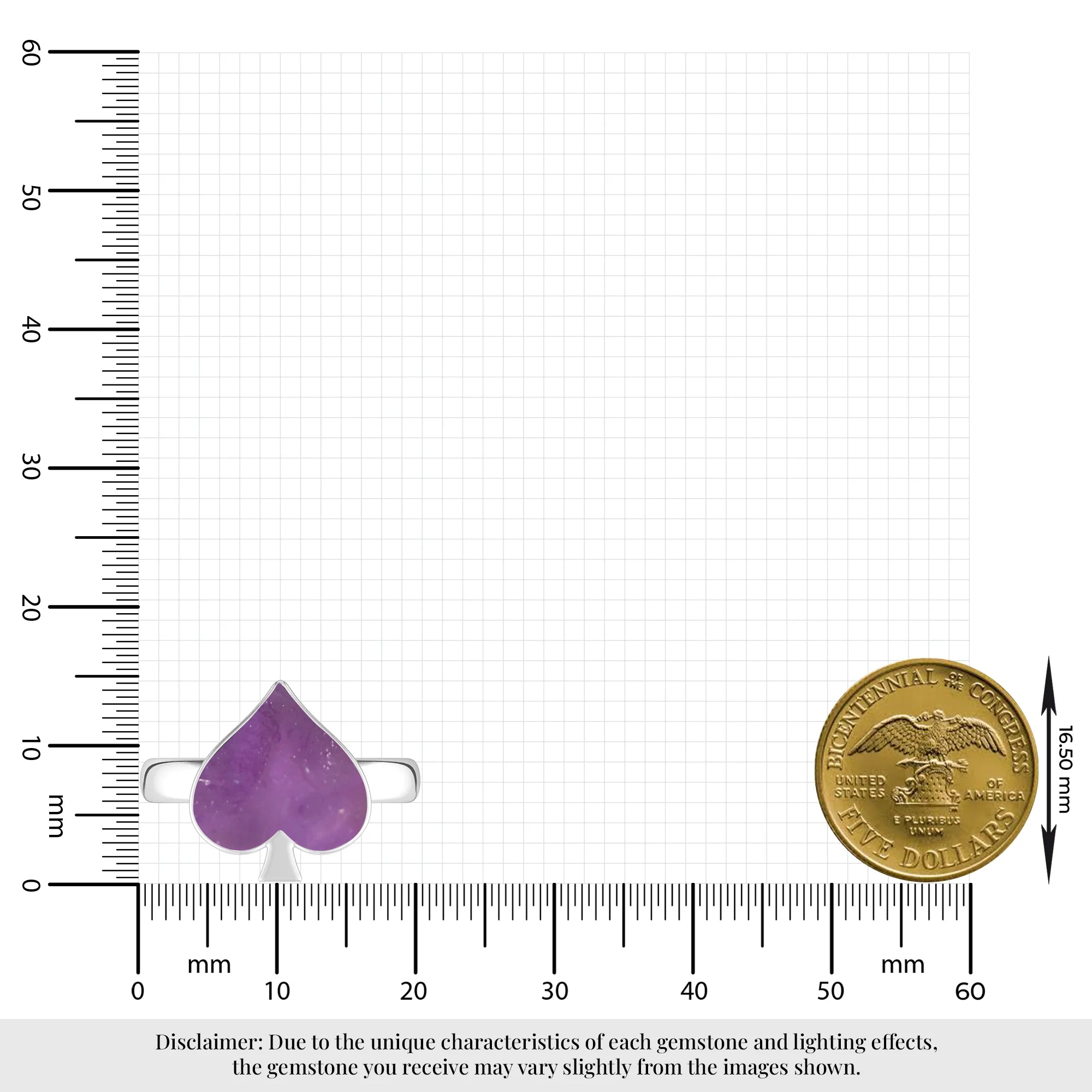 amethyst bezel-set ring