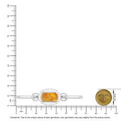 citrine rough bracelet