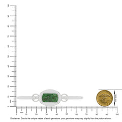 emerald rough bracelet