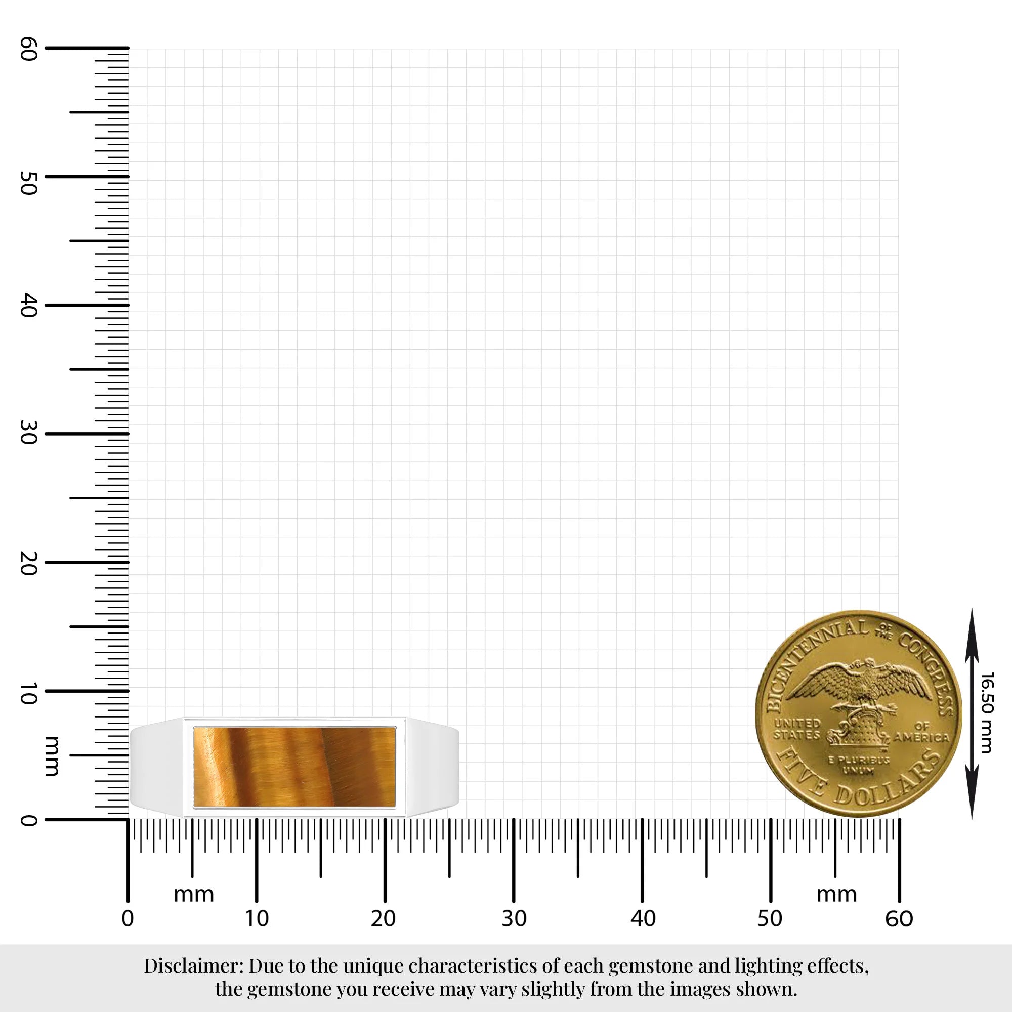 tiger eye prong-set ring