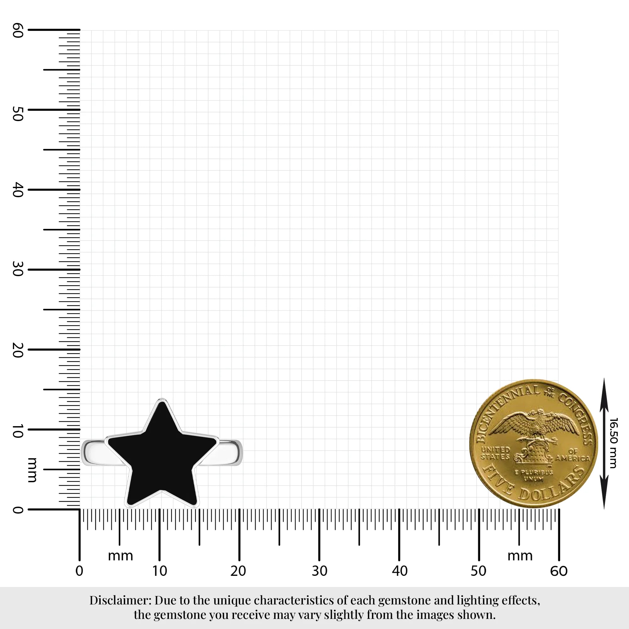 black onyx bezel-set ring