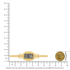 meteorite rough bracelet