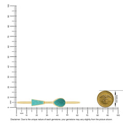 amazonite cab bracelet