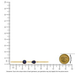 titanium druzy blue cab bracelet