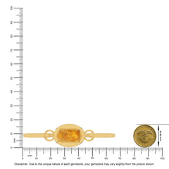 citrine rough bracelet