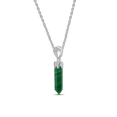 malachite pendant