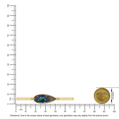 azurite malachite rough bracelet