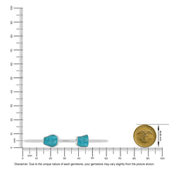 paraiba apatite twister bracelet