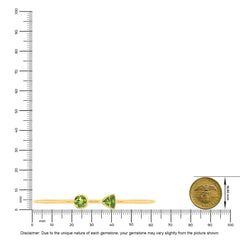 peridot cut bracelet