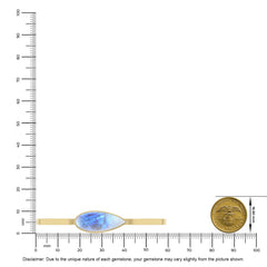 rainbow moonstone rough bracelet