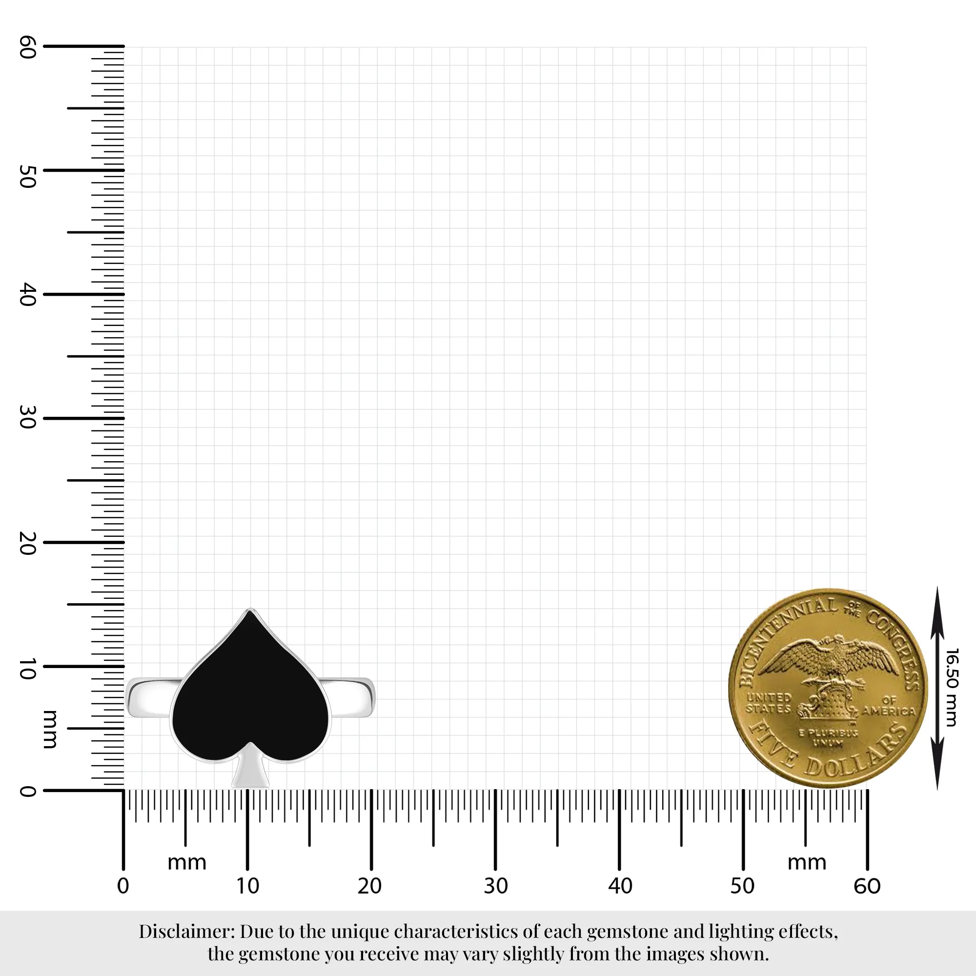 black onyx bezel-set ring