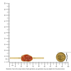 sunstone rough bracelet