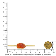 amber rough bracelet