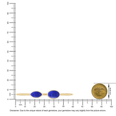 lapis lazuli cab bracelet