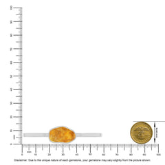 citrine rough bracelet