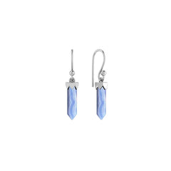 blue lace agate  earrings