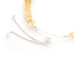citrine rough bracelet
