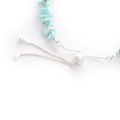 larimar rough bracelet