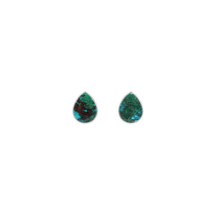 chrysocolla earrings