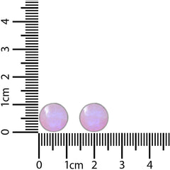 pink moonstone cab earrings