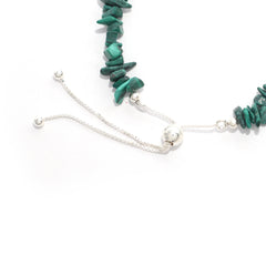 malachite rough bracelet