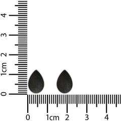 shungite cab earrings