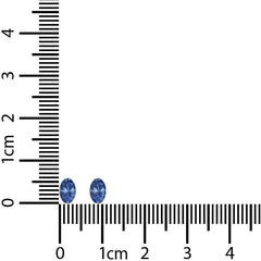 kyanite cut oval earrings