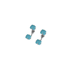 paraiba apatite earrings