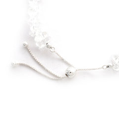 crystal rough bracelet