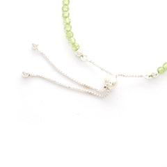 peridot cut bracelet