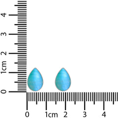 green moonstone cab earrings