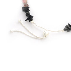 multi tourmaline rough bracelet