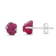 ruby earrings