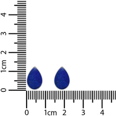 lapis lazuli cab earrings