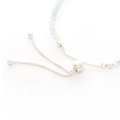 aquamarine cut bracelet